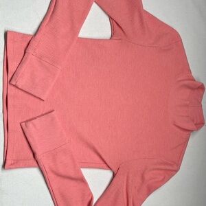 American Eagle Outfitters Coral Turtleneck Sweater